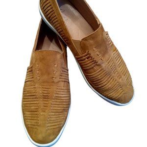 EUC | Joie Huxley Fisherman Suede Slip on Sneakers | Huarache Woven | Size: 39.5